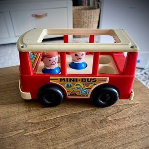 Vintage fisher price mini bus